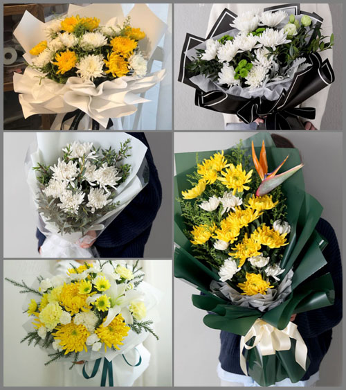 山东青岛胶州市营海街道大后旺村白事花束代送